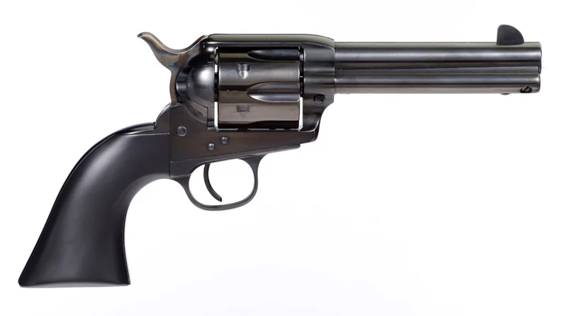 Taylors and Company Devil Anse 555161D .45 Long Colt 6rd 4.75-inch blued revolver with case hardened frame