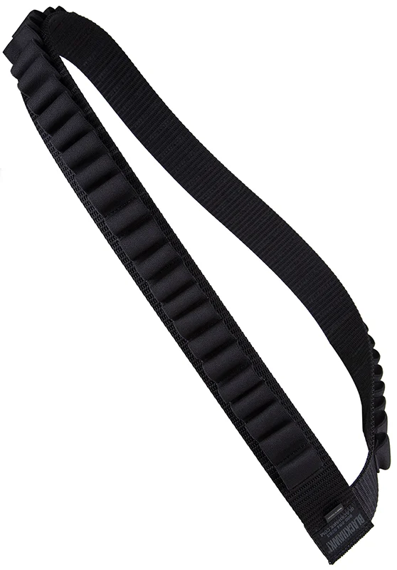 Blackhawk 55-shell shotgun bandoleer black nylon over-the-shoulder