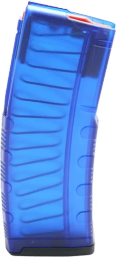 Amend2 AR-15 30rd polymer magazine, translucent NRA blue, 5.56x45