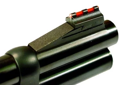Williams front rifle fiber-optic sight steel bead orange red