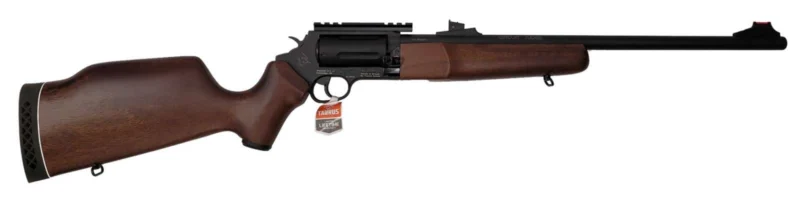 Rossi Circuit Judge rifle 18.5-inch barrel black graphite receiver with Monte Carlo wood stock