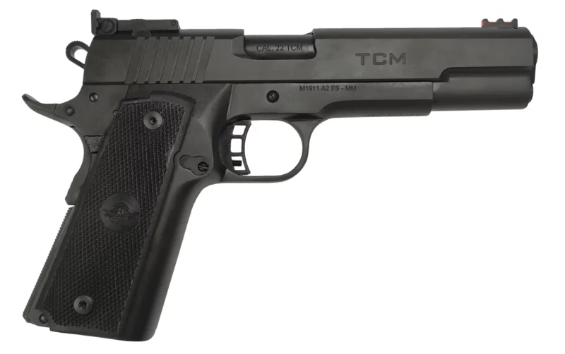 Rock Island Armory TCM Standard 5 inch .22 TCM full-size pistol, black