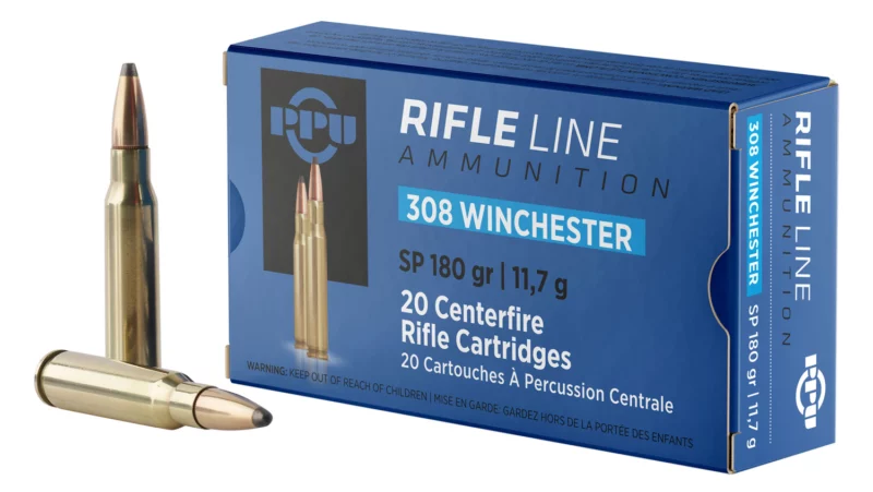  PP3083 .308 Win 180 Gr SP 20rd Box Ammo