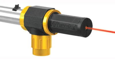 Wheeler Professional Laser Bore Sighter red laser with magnetic muzzle-fit and aluminum body