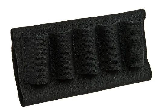 Blackhawk Buttstock Shell Holder black nylon 5-round shotgun shell carrier