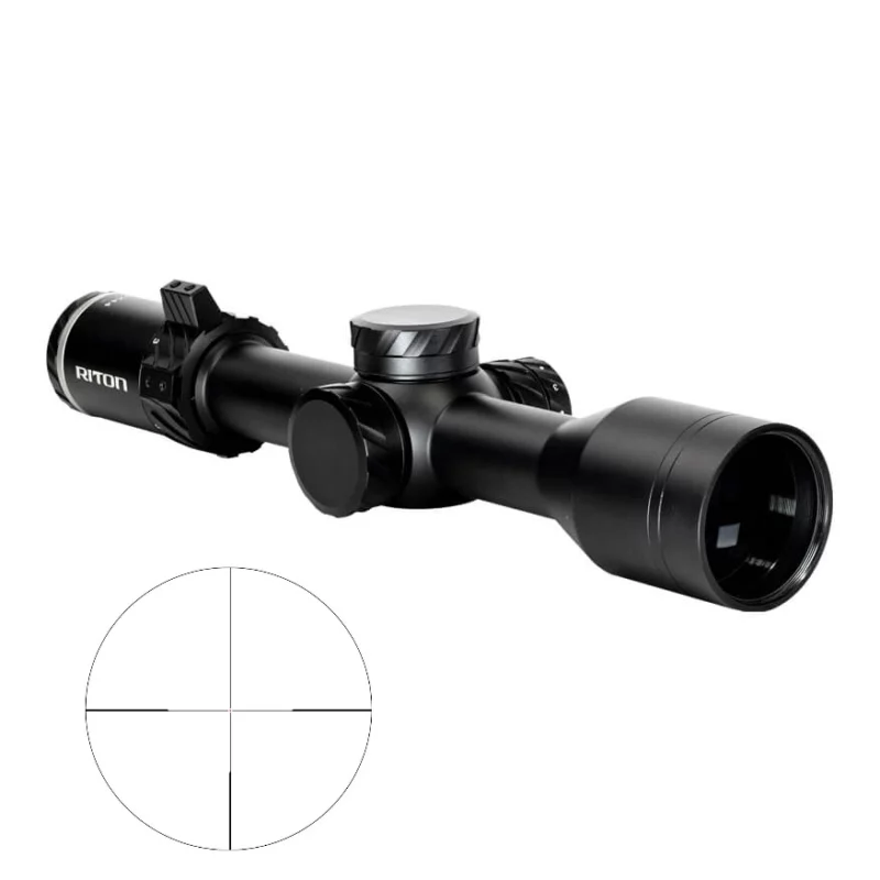 Riton 5 Primal 2-12x44 30mm riflescope, RDH reticle, illuminated, matte black