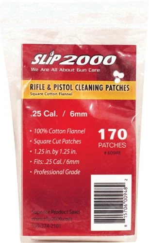 Slip 2000 cleaning patches 1.25 inch square 170 pack 100% cotton
