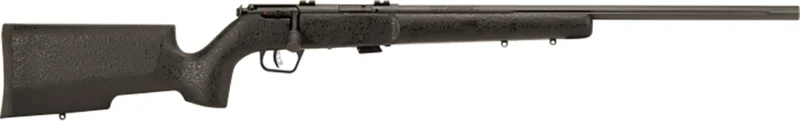 Savage Mark II TR .22 LR rifle with 22 inch heavy fluted barrel and matte black tactical stock