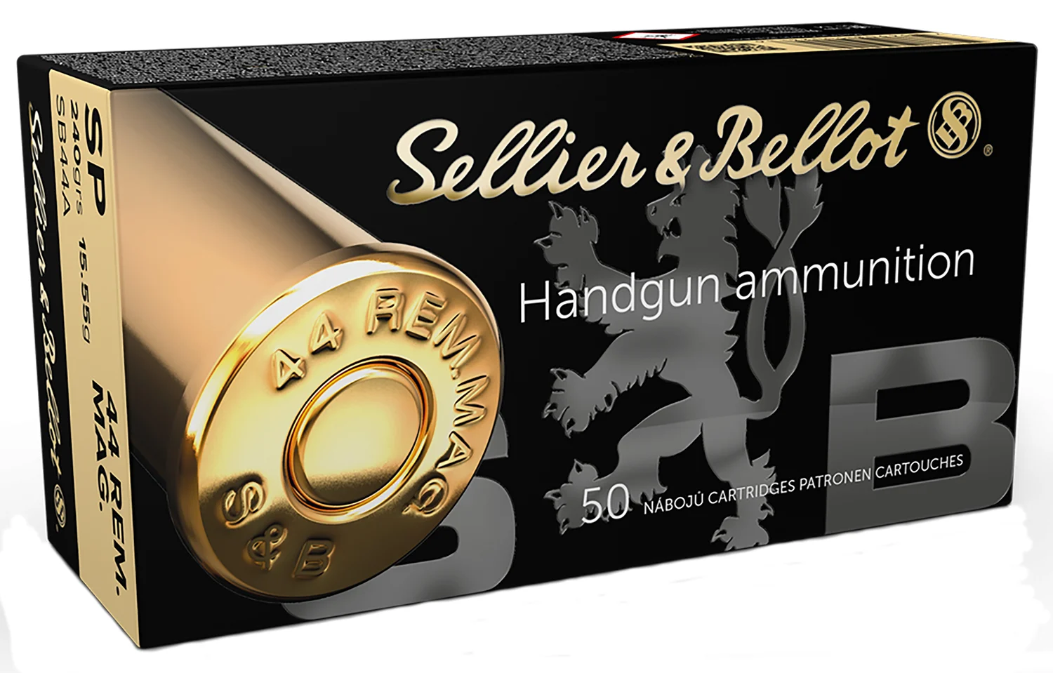 lier & Bellot SB44A .44 Rem Mag 240gr SP  50rd Ammo