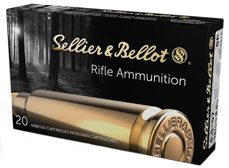 Sellier & Bellot 6.5x57mm 131gr Soft Point ammunition box and cartridges