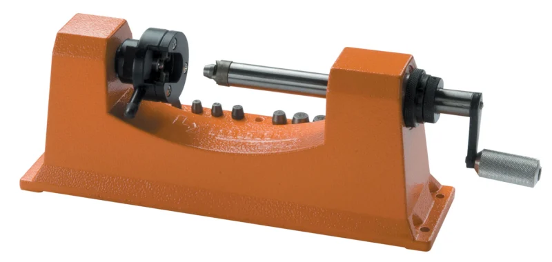 Lyman Universal Case Trimmer with 9 pilots, .17-.458 caliber, orange finish
