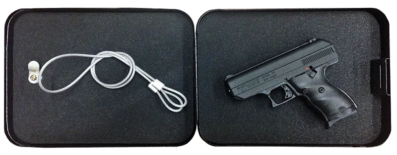Hi-Point 916HSP 9mm pistol 3.5-inch barrel black polymer frame with lock box