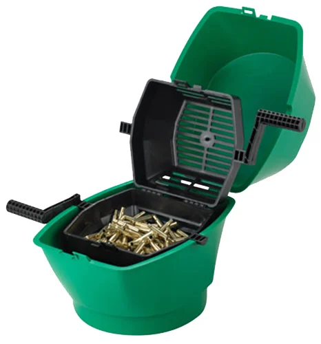 RCBS Rotary Case/Media Separator green plastic, holds 400 .38 Special or 180 .30-06 cases