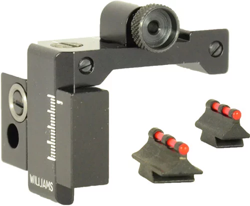 Williams fire sight set for 3/8-inch dovetail rifles, steel and fiber optic, for Winchester 94 FP