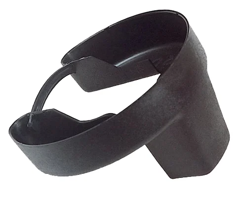 RCBS Primer Catcher JR/RS/RC black plastic attached to a reloading press