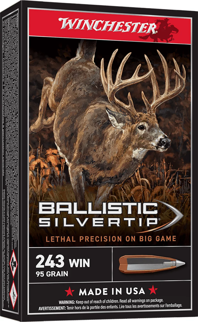 Winchester Ballistic Silvertip .243 Win 95 gr 20rd box
