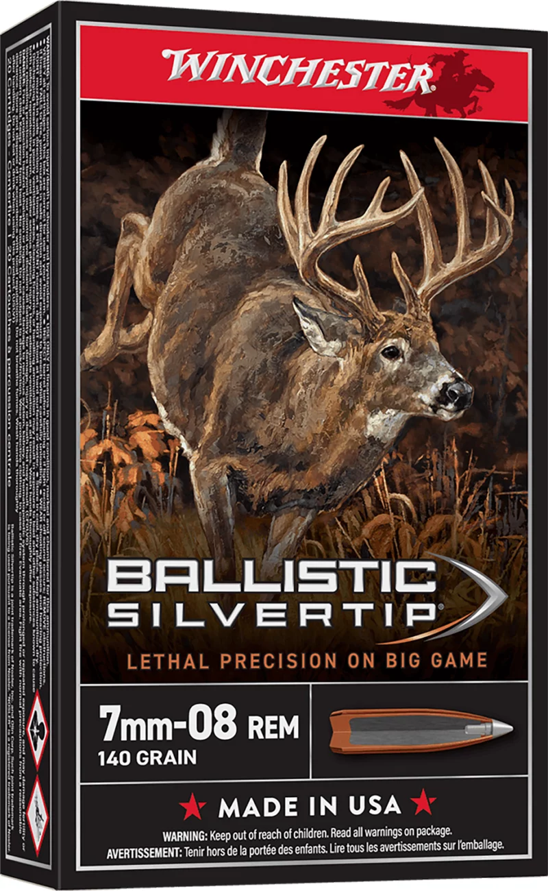 Winchester Ballistic Silvertip 7mm-08 Rem 140 gr 20rd box