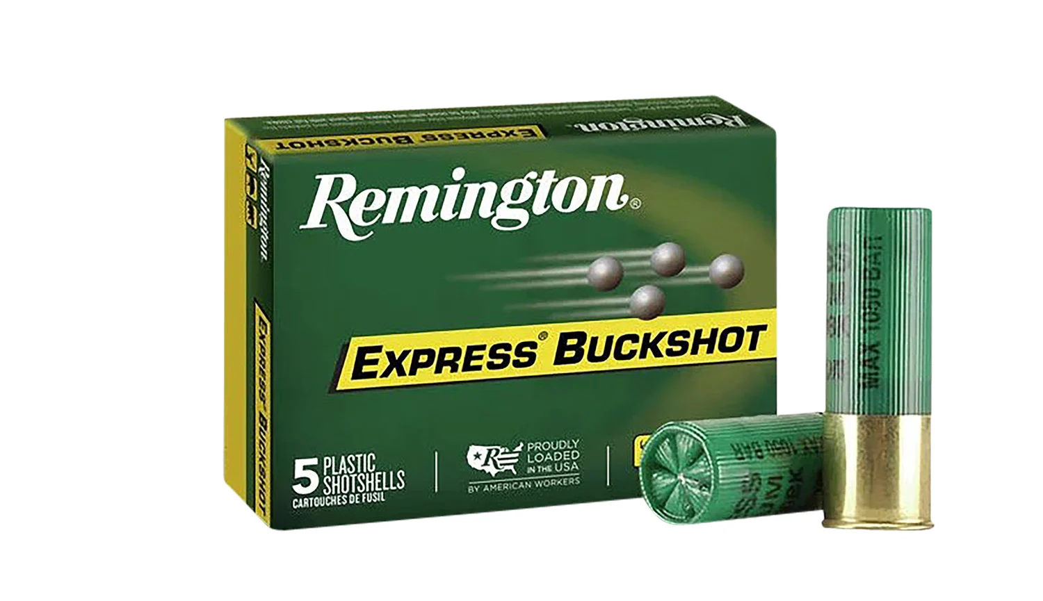 Remington Express Buckshot 12ga 2.75in #4 27 Pellet 5rd Box