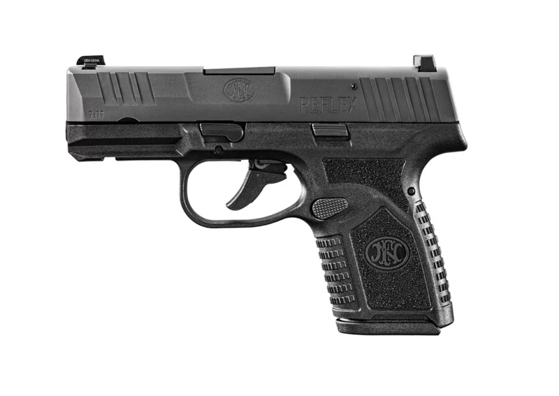 FN Reflex 9mm Luger 3.3 inch Black PVD polymer-frame pistol with two 10-round magazines