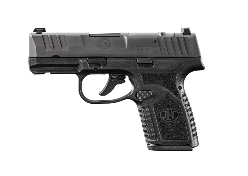 FN Reflex MRD 9mm pistol, black, 3.3-inch barrel, includes two 10-round magazines