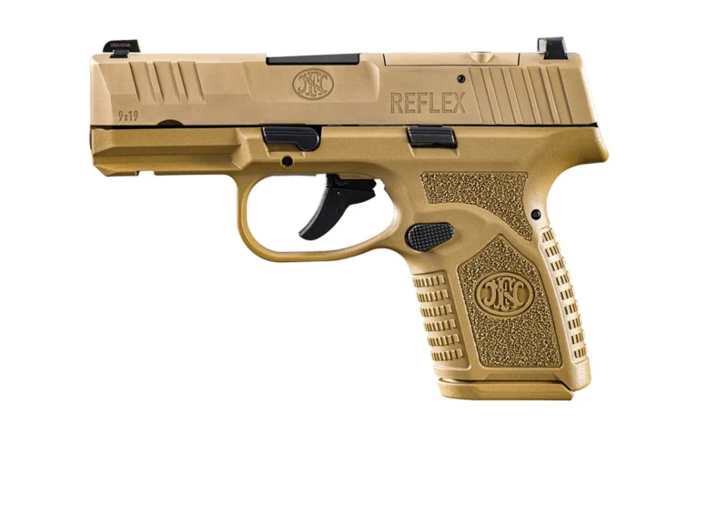 FN Reflex MRD 9mm FDE micro-compact pistol 3.3 inch barrel optics-ready