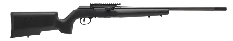 Savage A22 Pro Varmint .22 LR threaded heavy barrel hardwood stock