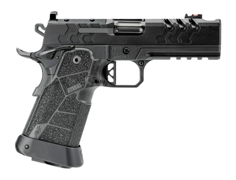 Kimber 2K11 Pro Comp 9mm pistol, black finish, integrated compensator, lightening-cut optic-ready slide