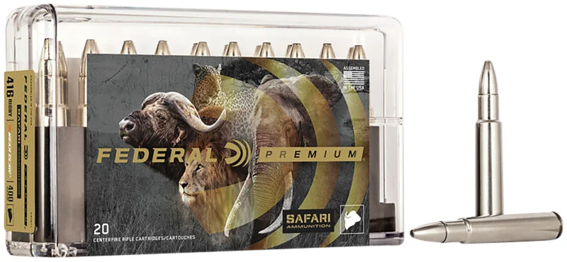 Federal Premium Cape-Shok .416 Rigby 400 gr Trophy Bonded Bear Claw - 20 rd box