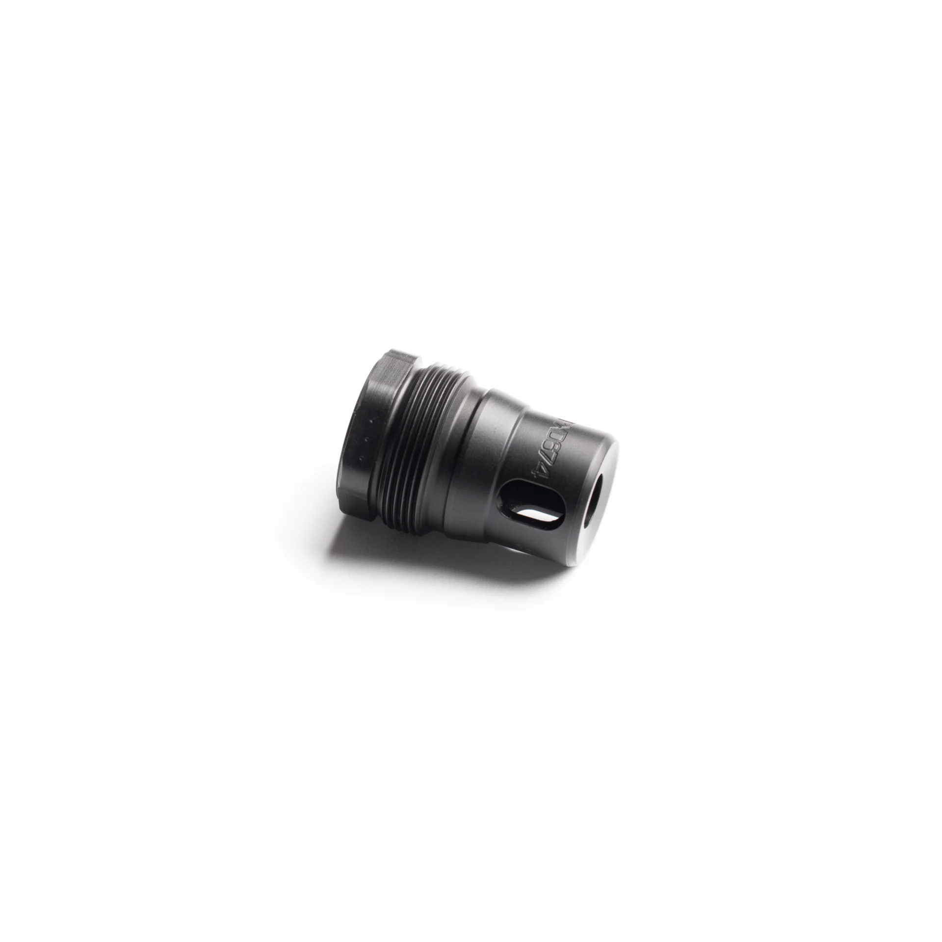 Dead Air XRF rimfire muzzle brake, black nitride, .22 cal, 1/2-28 threads
