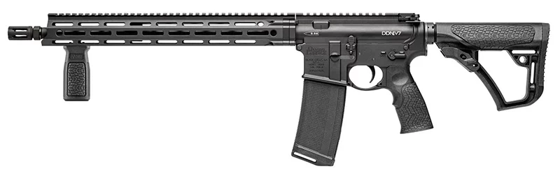 Daniel Defense DDM4 V7 5.56 NATO 16 inch rifle with removable magazine, black