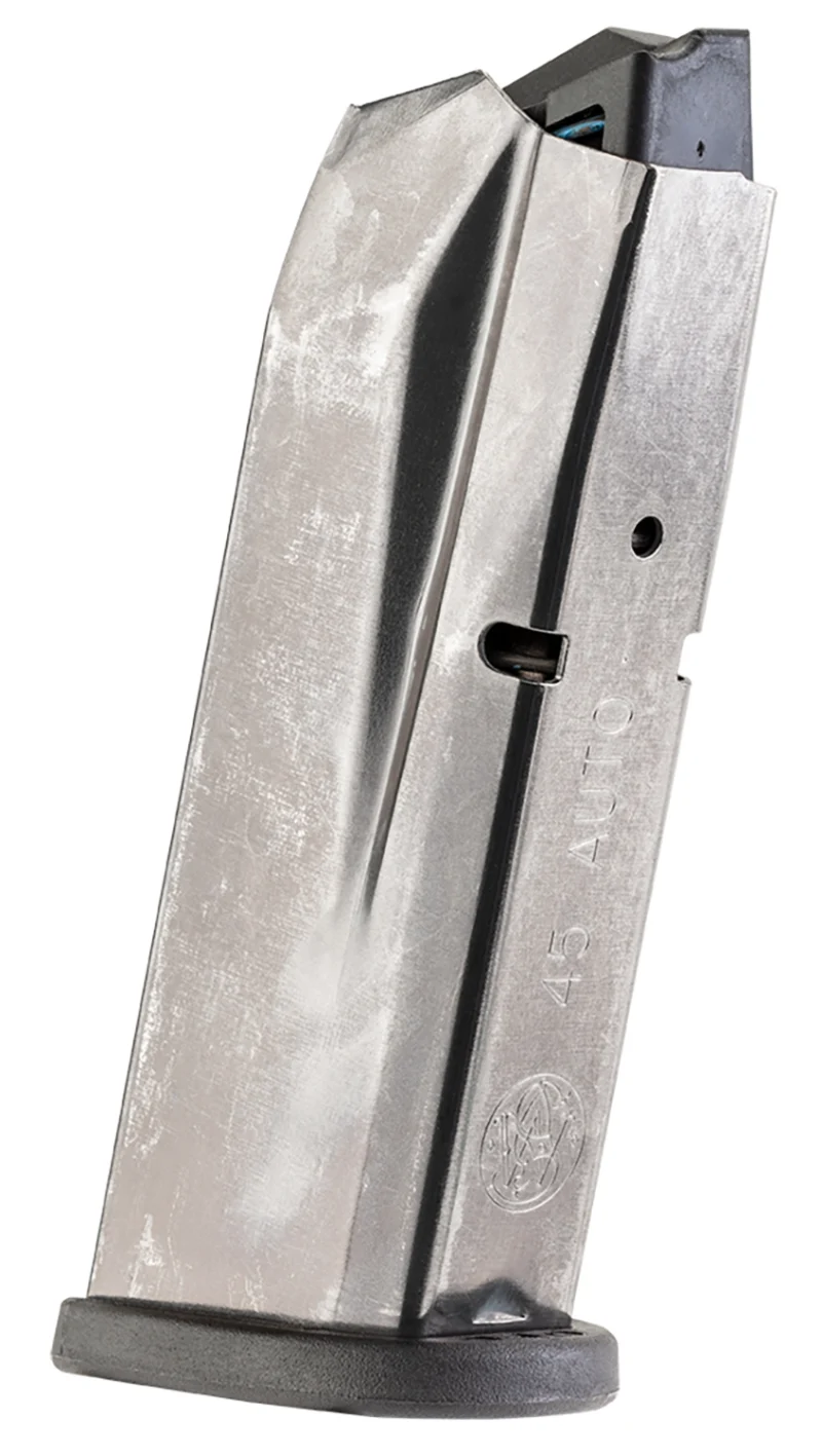 Smith & Wesson M&P Compact 8-round .45 ACP magazine black base stainless body