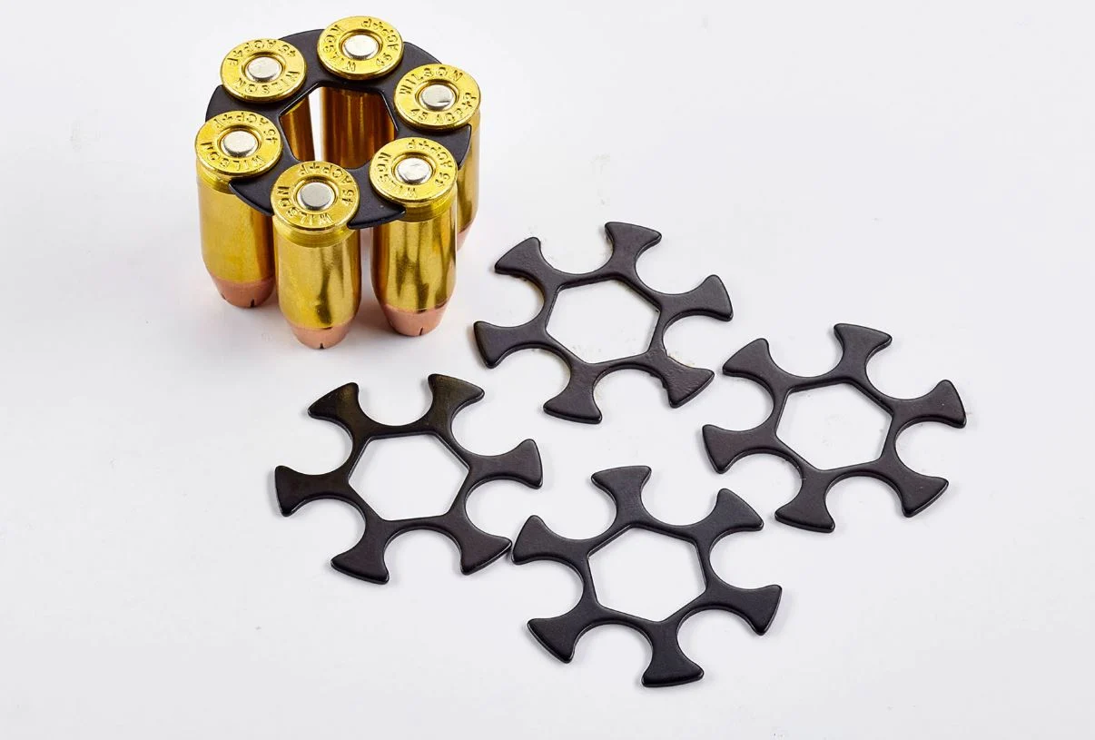 Wilson Combat Full Moon Blue pack of 5 clips, each holds 6 rounds .45 ACP