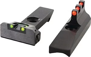 Williams Fire Sight Set for Browning Buckmark, click-adjustable peep rear sight and steel front bead