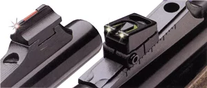 Williams Fire Sight Set for Remington 700 post-2003 rifles and S-guns, steel fiber optic sight
