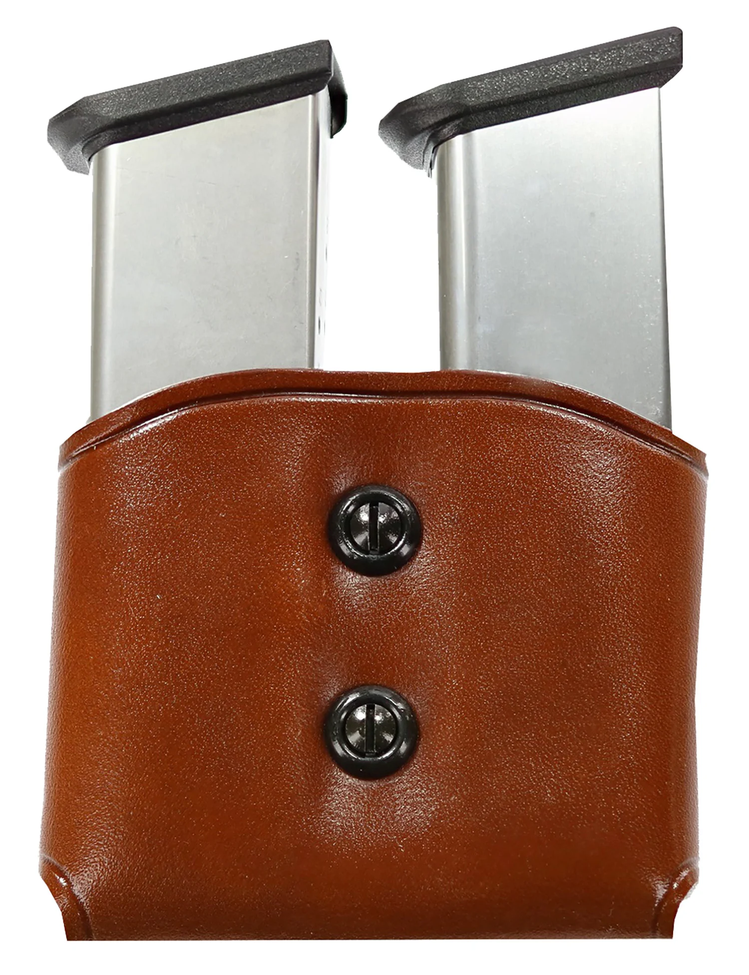 Galco DMC double mag carrier tan leather, ambidextrous, two magazine compartments