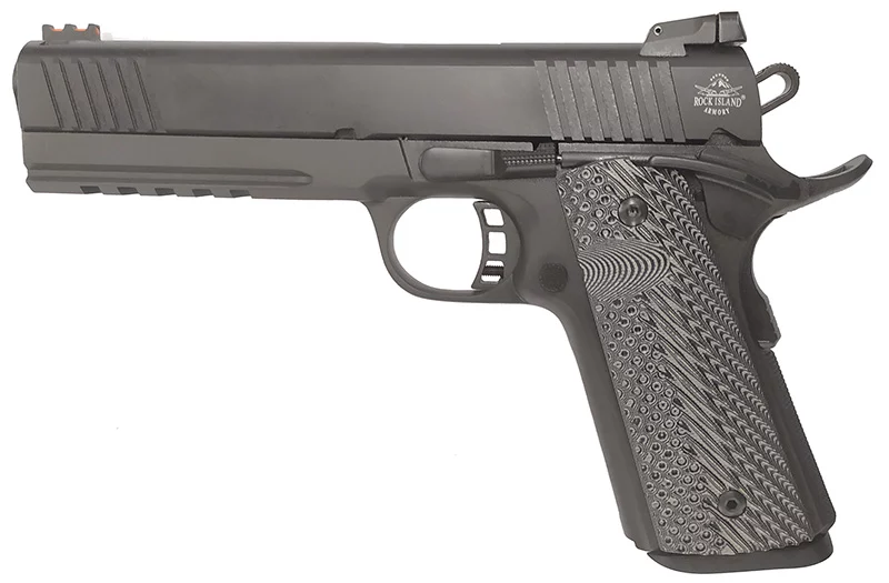 Rock Island Armory RIA 1911 TAC Ultra FS Combo 9MM/22TCM9R 5-inch barrel black parkerized