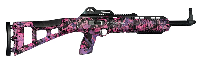 Hi-Point 4095TS Pink Camo .40 S&W carbine with 17.5 inch barrel and pink camo stock