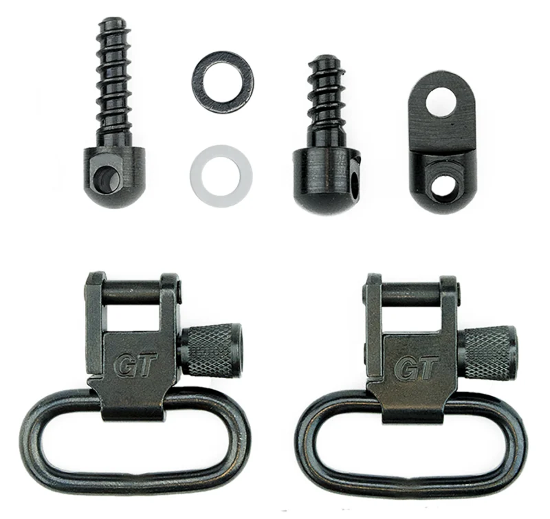 GrovTec GTSW27 locking swivel set with fore-end adapter and 1-inch loops for Ruger carbines