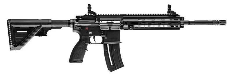 Heckler & Koch HK416 .22 LR rifle, 16.1-inch barrel, black finish, M-LOK rail