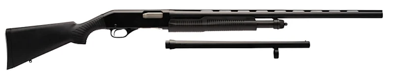 Stevens/Savage 320 12ga field and security combo with 18.5-inch and 28-inch barrels matte black