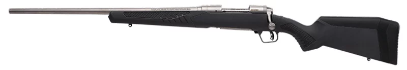 Savage 110 Storm left-hand 7mm Rem Mag 24 inch stainless rifle with gray AccuFit stock