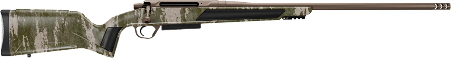 Christensen Arms Evoke .243 Win 20in rifle in Mossy Oak Bottomland camo