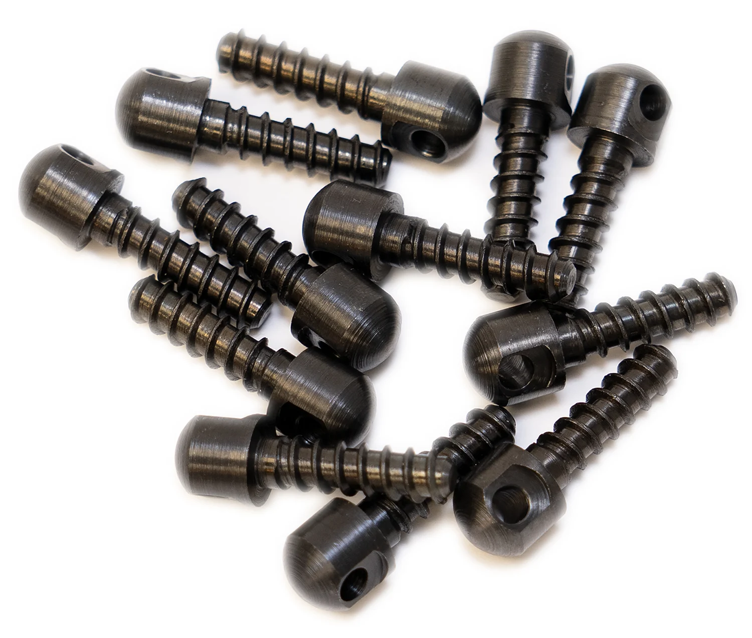 GrovTec GTHM51 wood screw swivel studs 0.75-inch 12-pack black