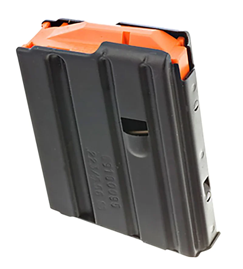 Ruger SR-556 10-round 5.56 NATO/.223 Rem magazine with orange follower