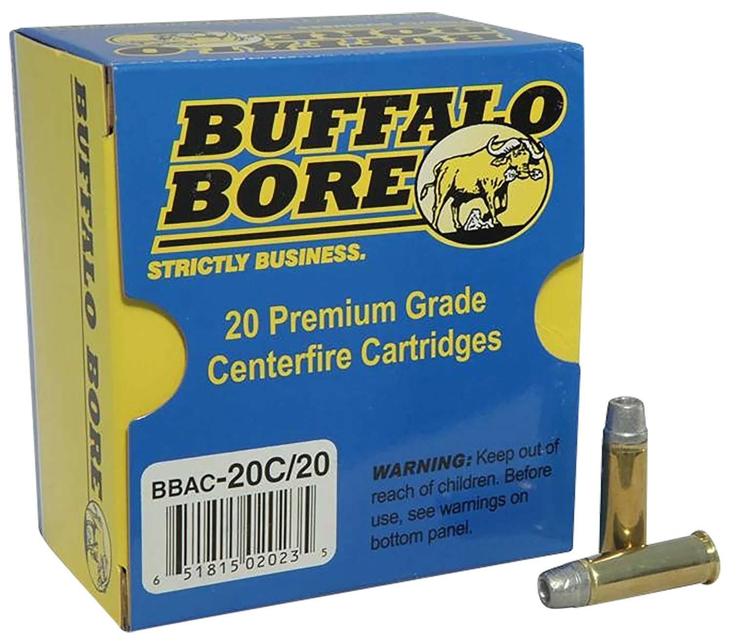 falo Bore Ammunition 20C20 Standard Pressure Strictly Business 38Special 158gr Lead Semi Wad Cutter Hollow Point 20 Per Box/12 Case Ammo