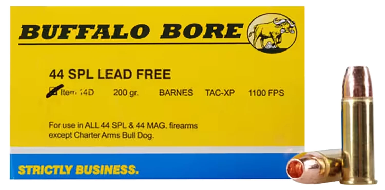 Buffalo Bore 14D20 .44 S&W Special 200 gr Barnes TAC-XP 20-round box