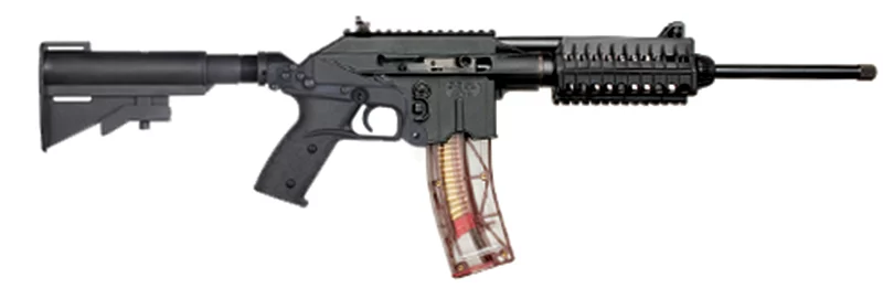 Keltec SU-22E .22 LR rifle 16-inch barrel matte black with 6-position collapsible stock