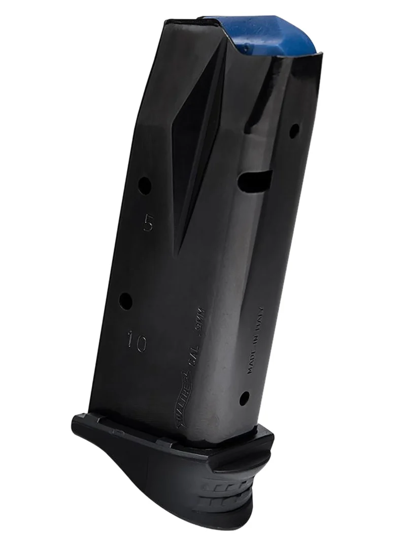 Walther P99 Compact 9mm 10-round detachable magazine with finger rest