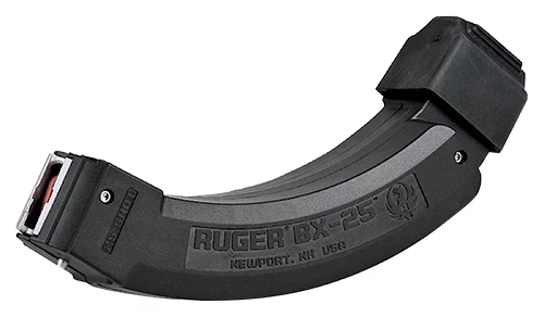 Ruger BX-25x2 coupled 50-round .22 LR polymer magazine for Ruger 10/22, black, 2-pack
