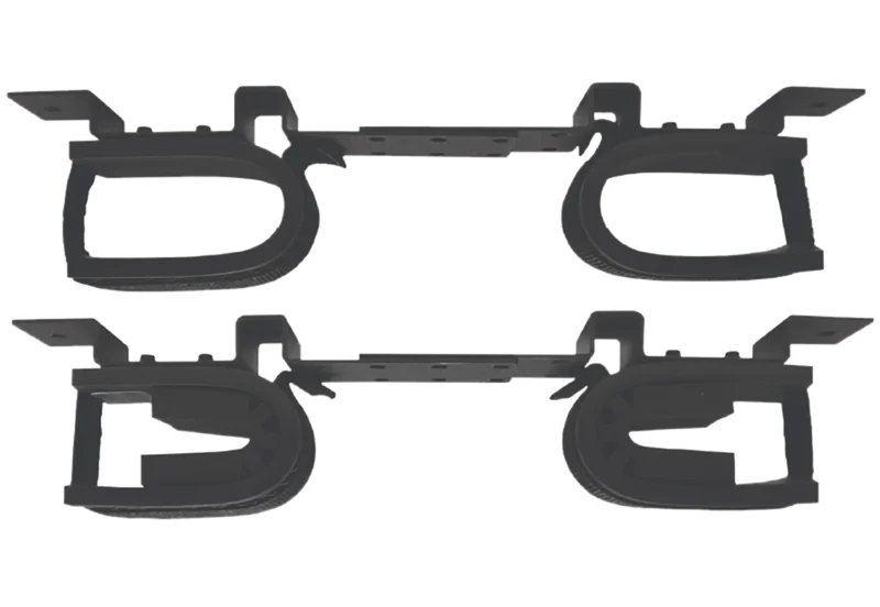 Rugged Gear 10075 overhead gun rack in black steel holds two rifles/shotguns
